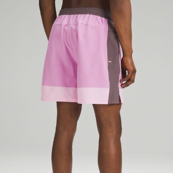 ✨ Lululemon Pool Short 7" Lined Swim Trunks Dahlia Mauve Pink XL - Picture 2 of 14